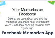 Facebook Memories App