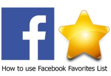 How to use Facebook Favorites List
