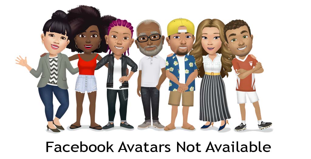 Facebook Avatars Not Available