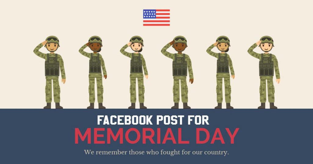 Facebook Post for Memorial Day