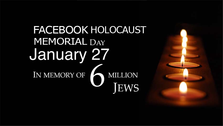 Facebook Holocaust Memorial Day