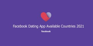 Facebook Dating App Available Countries 2021