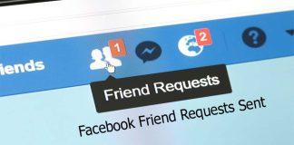 Facebook Friend Requests Sent