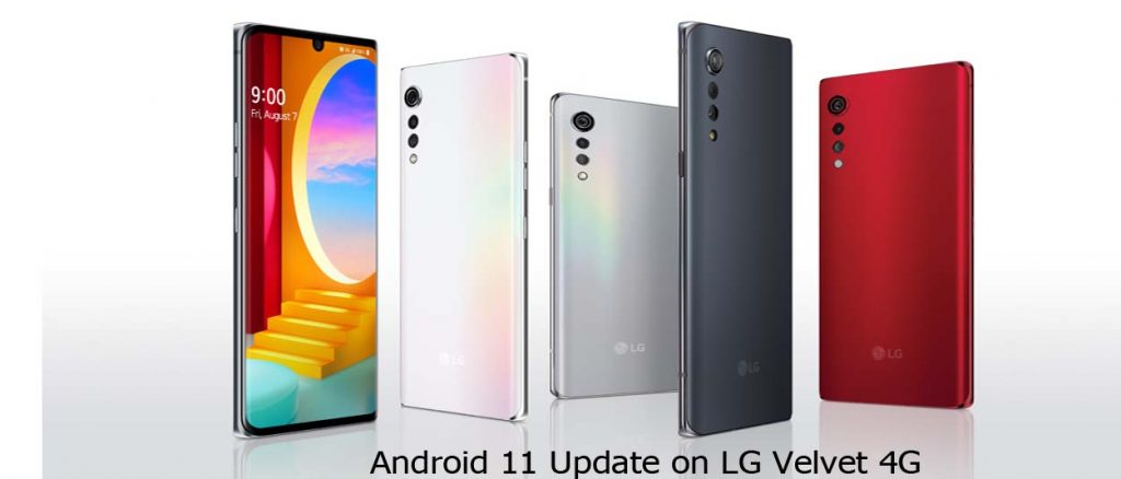 Android 11 Update on LG Velvet 4G