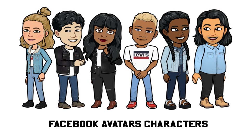 Facebook Avatars Characters
