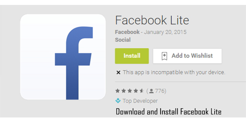 Download and Install Facebook Lite