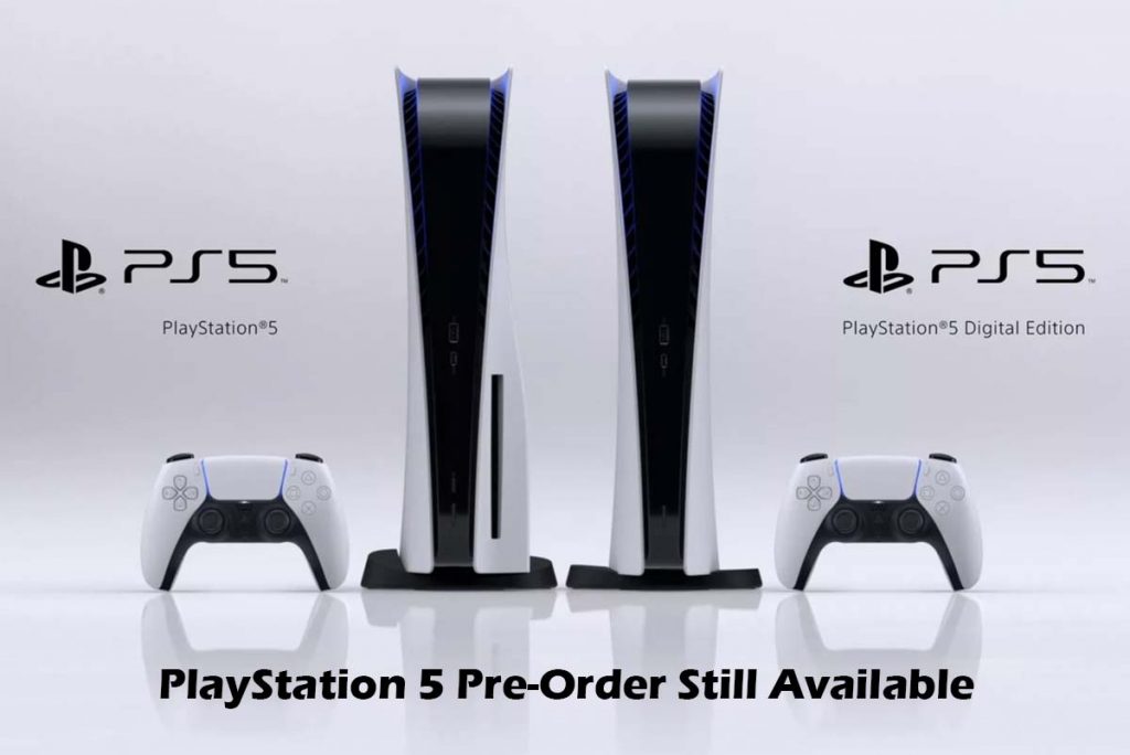 PlayStation 5 Pre-Order Still Available