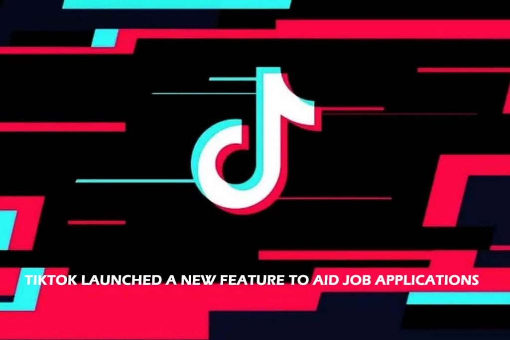TikTok Launched a New Feature to Aid Job Applications