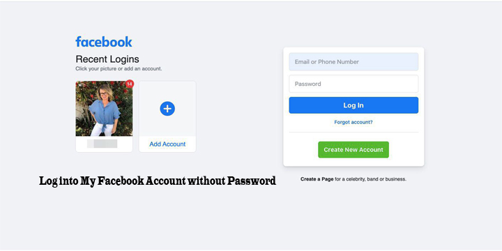 Log into My Facebook Account without Password