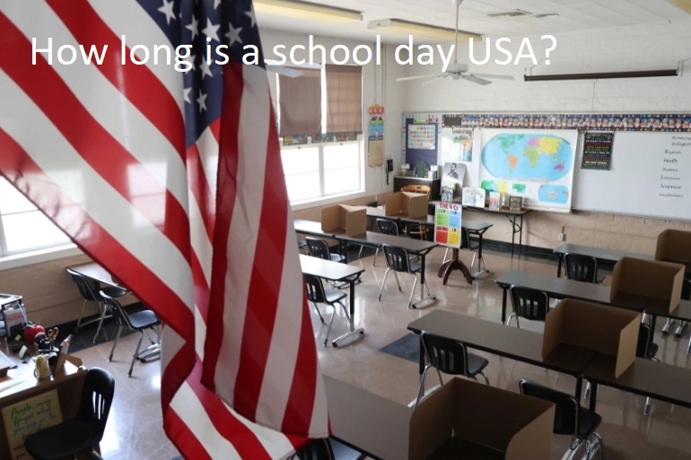 How long is a school day USA?