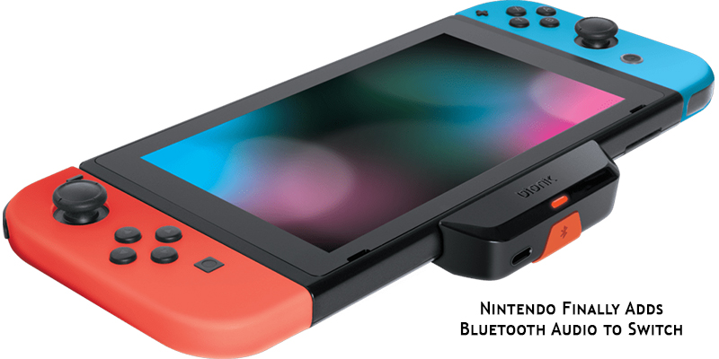 Nintendo Finally Adds Bluetooth Audio to Switch