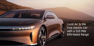 Lucid Air Is the First Electric Car with a 520 Mile EPA-Rated Range