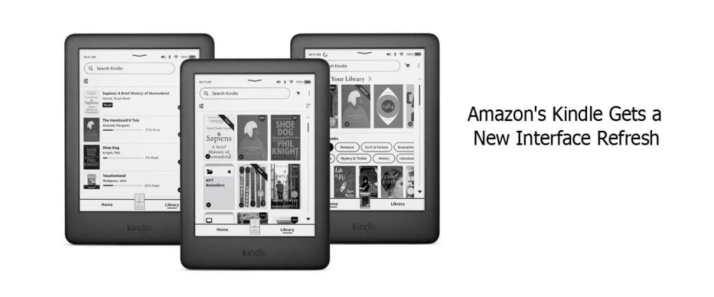 Amazon's Kindle Gets a New Interface Refresh