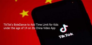 TikTok's ByteDance to Add Time Limit for Kids under the age of 14 on Its China Video App