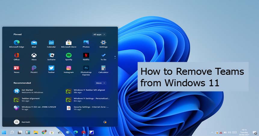 How to Remove Teams from Windows 11