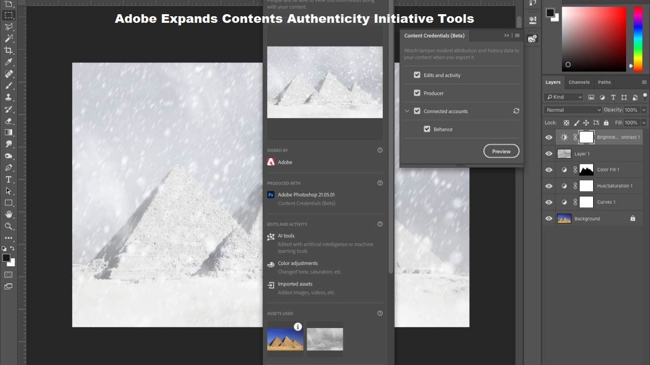 Adobe Expands Contents Authenticity Initiative Tools