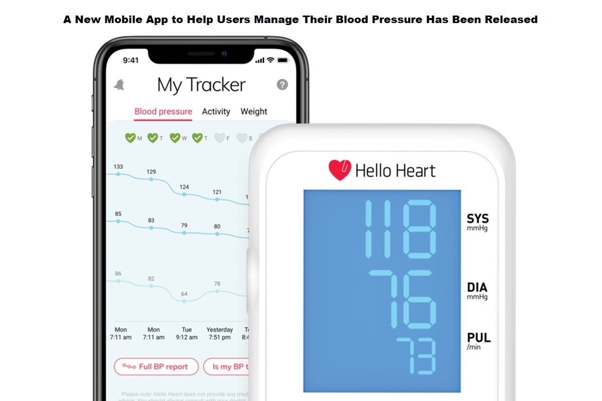 A New Mobile App to Help Users Manage Their Blood Pressure Has Been Released
