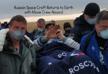 Russian Space Craft Returns to Earth with Movie Crew Aboard