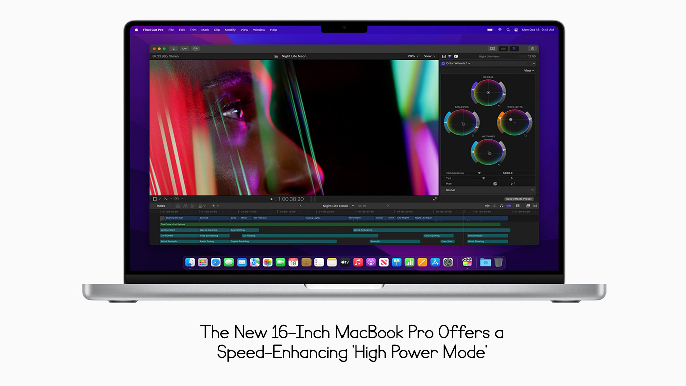 The New 16-Inch MacBook Pro Offers a Speed-Enhancing 'High Power Mode'