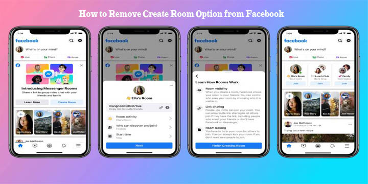 How to Remove Create Room Option from Facebook