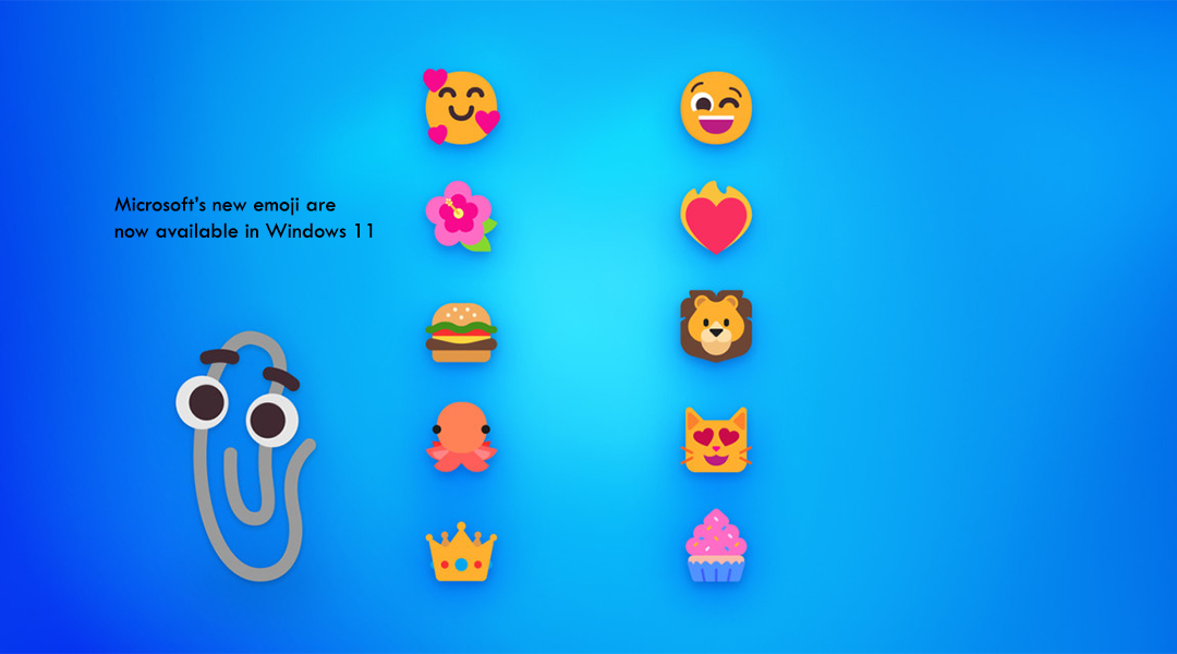 Microsoft’s new emoji are now available in Windows 11