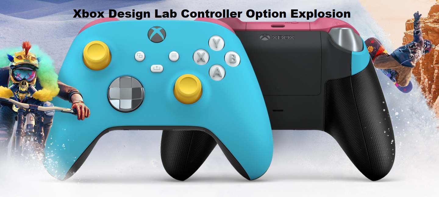 Xbox Design Lab Controller Option Explosion