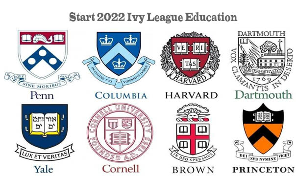 Start 2022 Ivy League Education