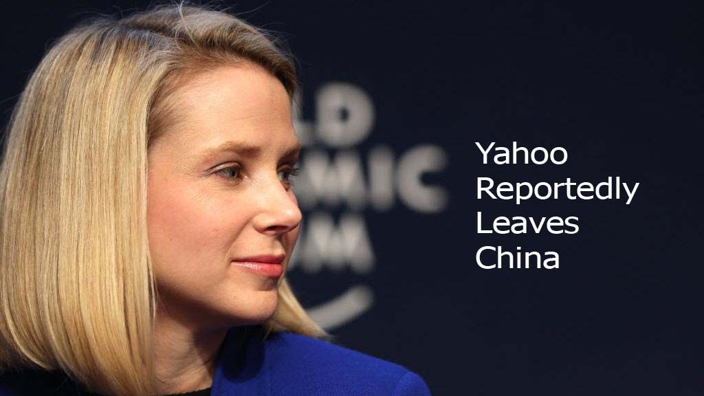 Yahoo Reportedly Leaves China