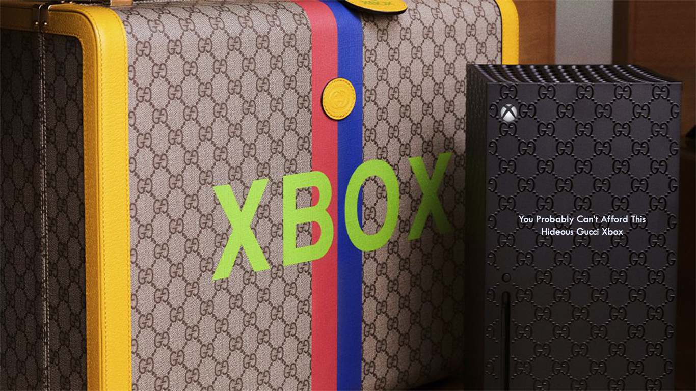 You Probably Can’t Afford This Hideous Gucci Xbox