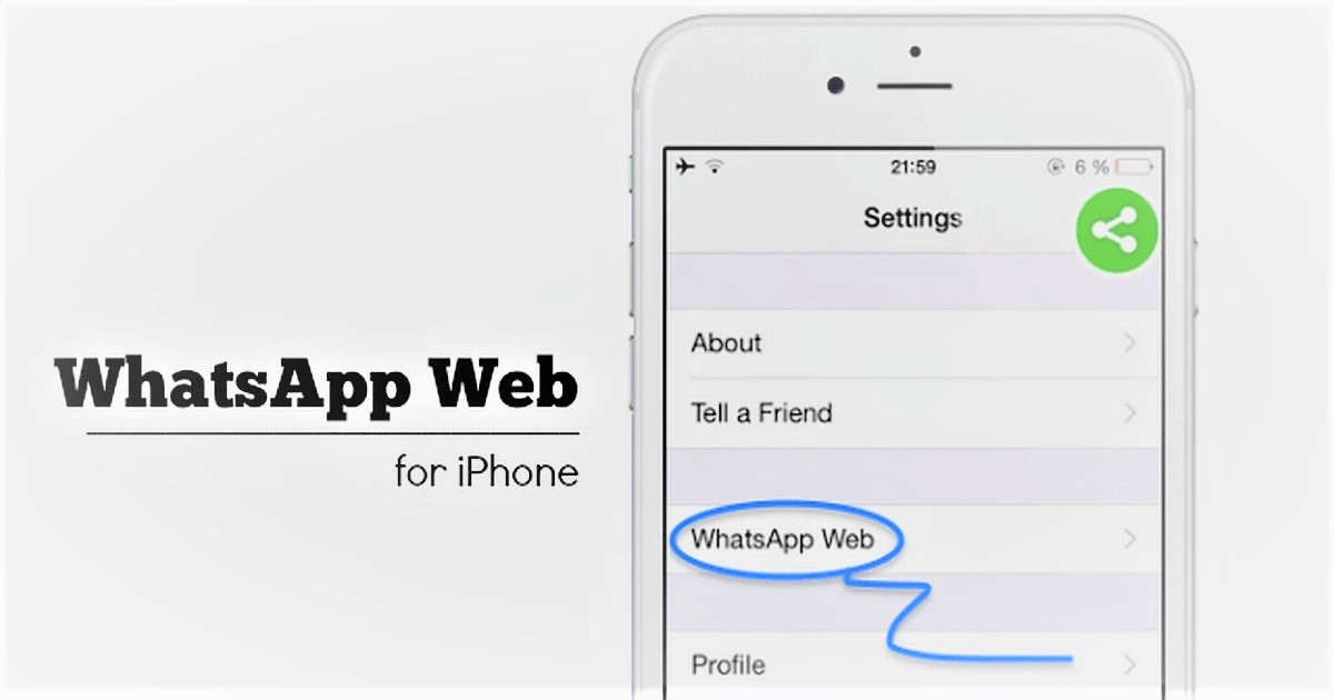 WhatsApp Web for iPhone