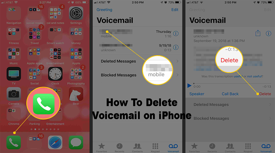 How To Delete Voicemail on iPhone