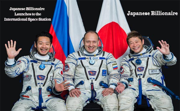 Japanese Billionaire Launches to the International Space Station