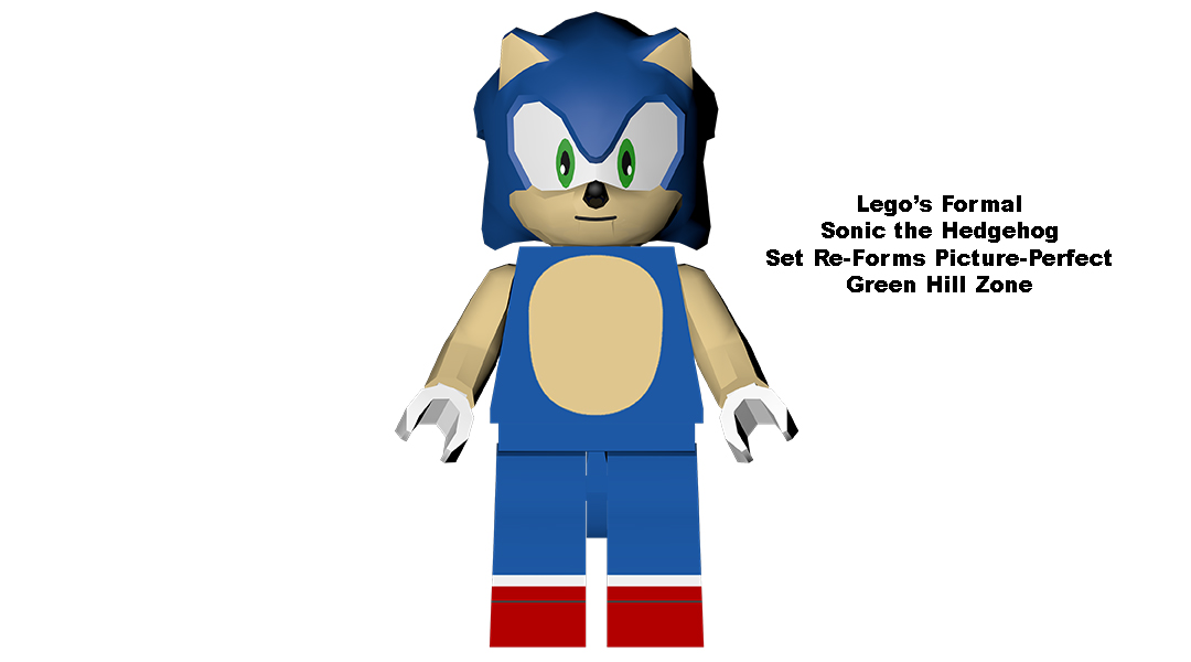Lego’s Formal Sonic the Hedgehog Set Re-Forms Picture-Perfect Green Hill Zone