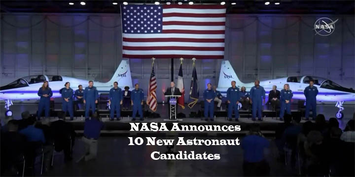 NASA Announces 10 New Astronaut Candidates