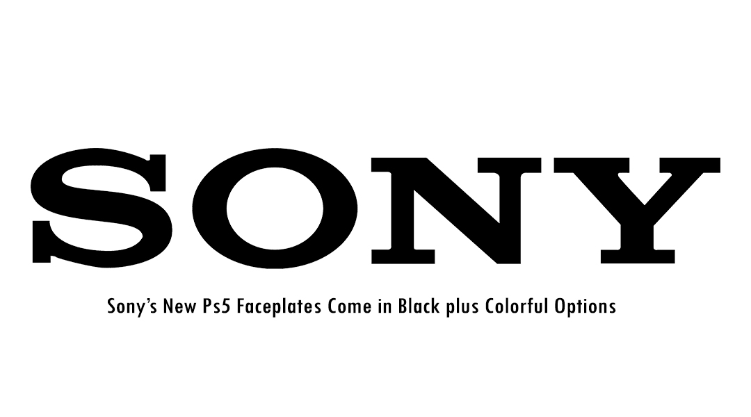 Sony’s New Ps5 Faceplates Come in Black plus Colorful Options