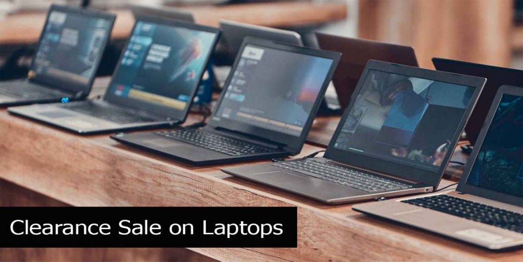 Clearance Sale on Laptops