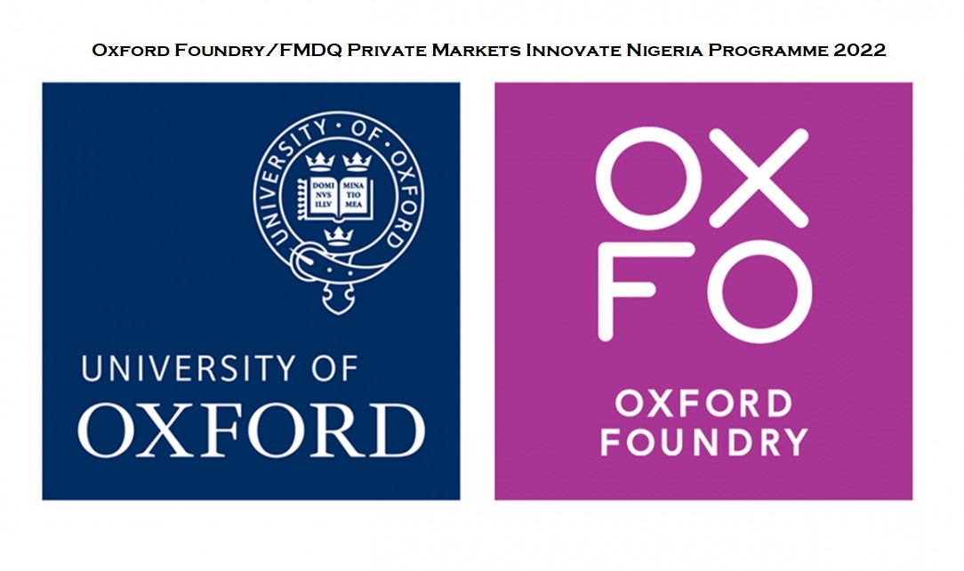 Oxford Foundry/FMDQ Private Markets Innovate Nigeria Programme 2022