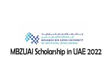 MBZUAI Scholarship in UAE 2022