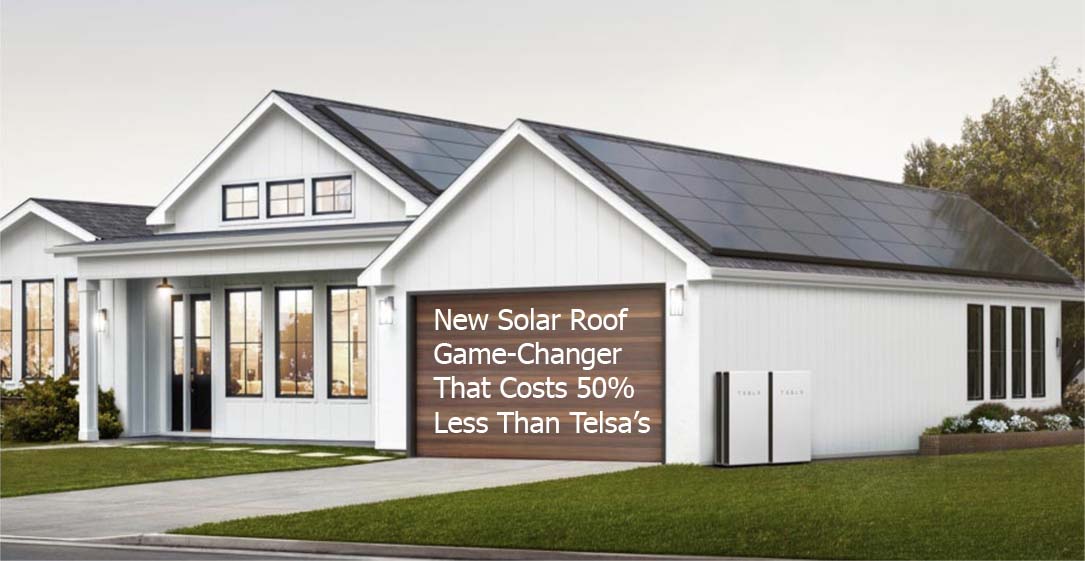 New Solar Roof Game-Changer That Costs 50% Less Than Telsa’s