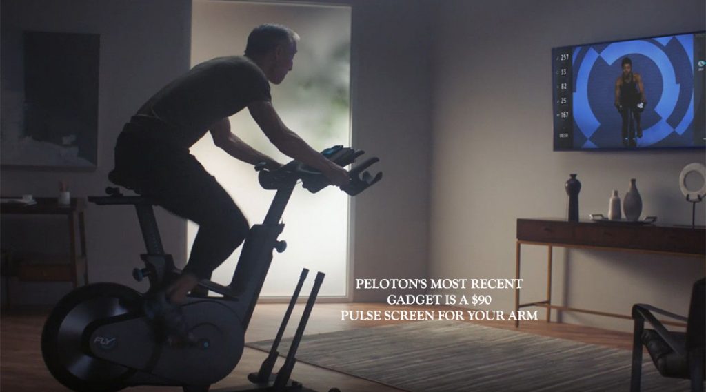 Peloton's Most Recent Gadget Is a $90 Pulse Screen for Your Arm