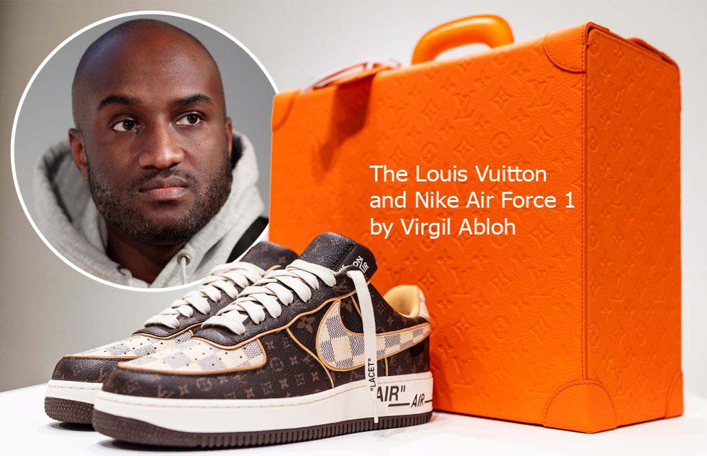 The Louis Vuitton and Nike Air Force 1 by Virgil Abloh