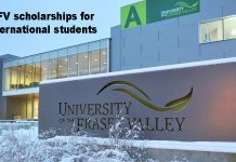 UFV scholarships for international students