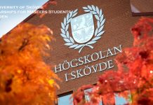 The University of Skövde Scholarships for Masters Students in Sweden