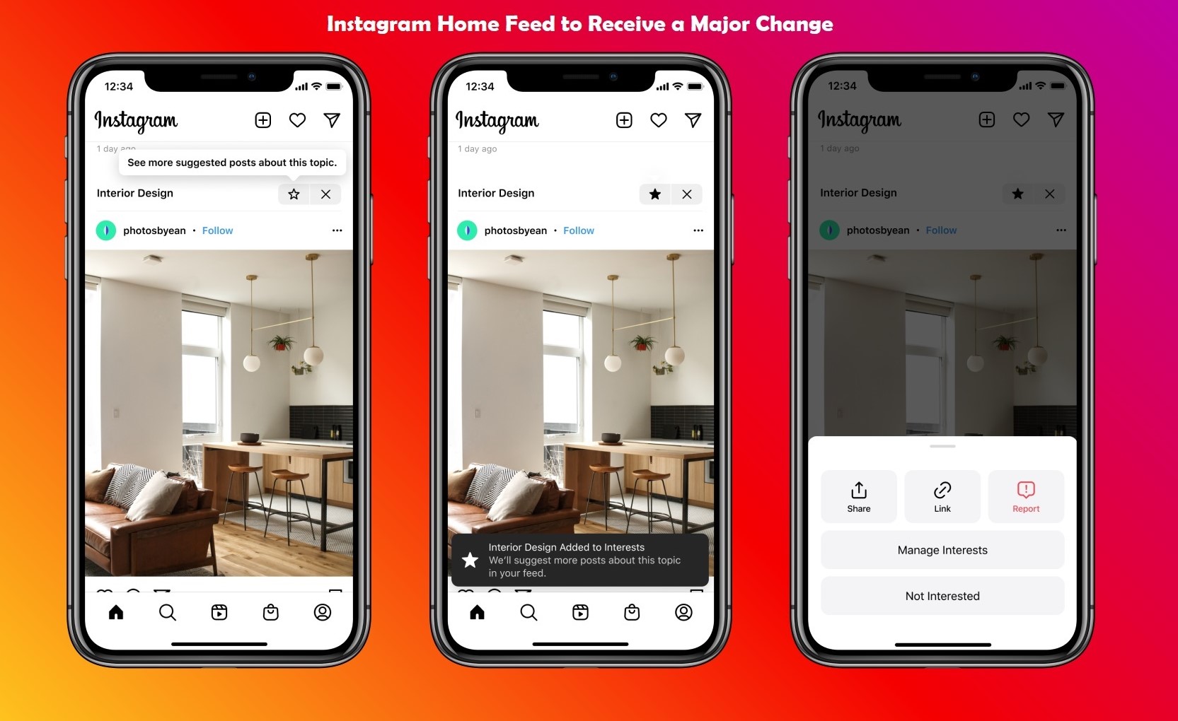 Instagram Home Feed to Receive a Major Change