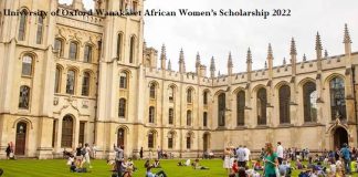 University of Oxford Wanakaset African Women’s Scholarship 2022