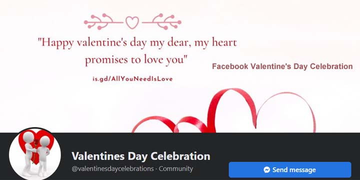 Facebook Valentine's Day Celebration