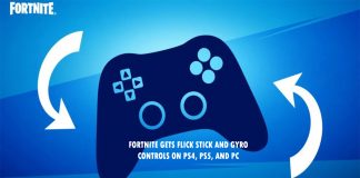 Fortnite Gets Flick Stick and Gyro Controls on PS4, PS5, and PC