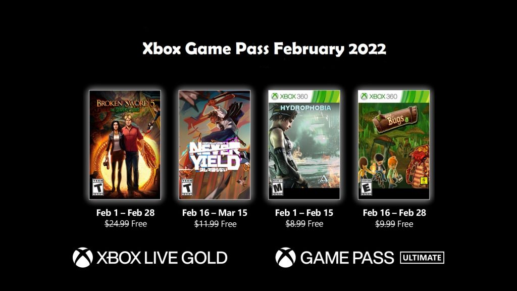 Xbox Game Pass February 2022