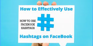 How To Use Facebook Hashtags