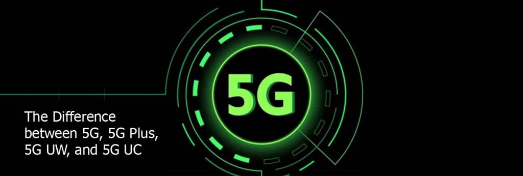 The Difference between 5G, 5G Plus, 5G UW, and 5G UC